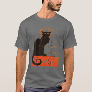 Tournee Du Chat Noir Paris Distressed Vector T-Shirt