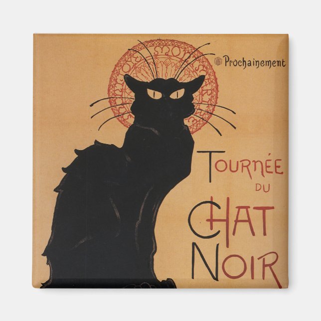 Tournée du Chat Noir, Steinlen Fine Art Magnet (Vorne)