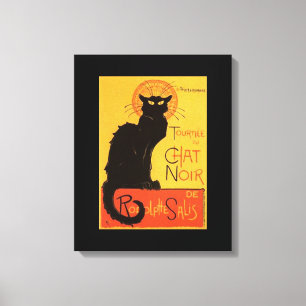 Tournée du Chat Noir, Steinlen schwarze Katze Leinwanddruck