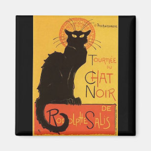 Tournée du Chat Noir, Steinlen Schwarze Katze Vint Magnet