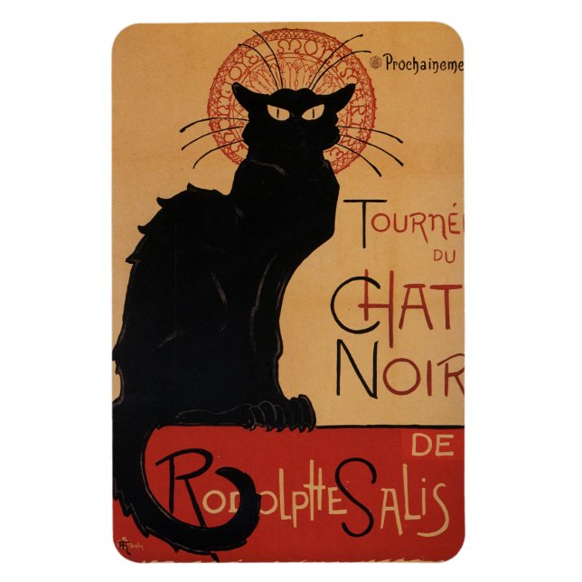 Tournée du Chat Noir, Théophile Steinlen Magnet (Vertikal)