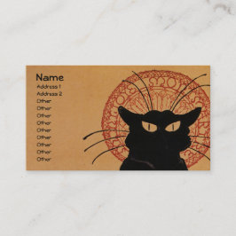 Tournée du Chat Noir, Théophile Steinlen Visitenkarte