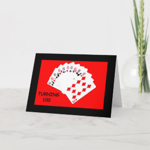 Tourner À 100, C'Est Une Grosse Affaire ! Carte d'