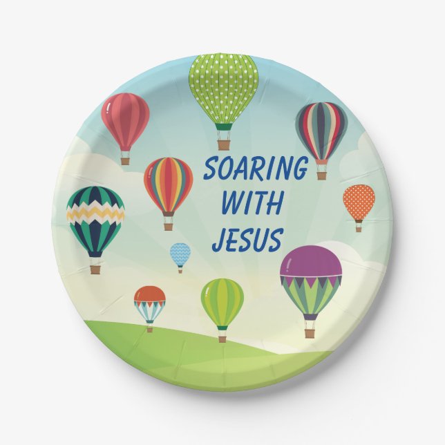 Tourner avec les assiettes de fête de Jésus-enfant (Devant)