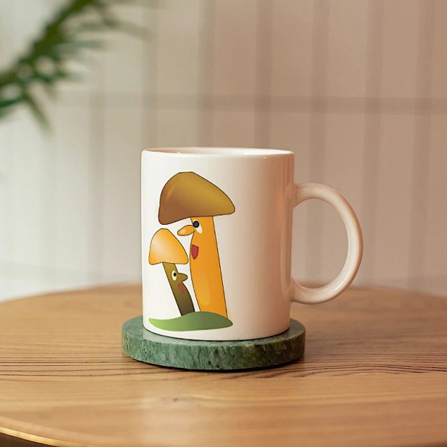 Tourner des champignons Mug (Créateur téléchargé)