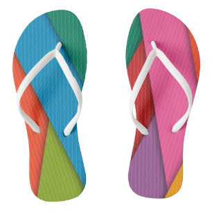 Tourner les tongs Triangles colorés