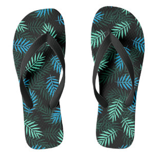 Tournes de tongs adultes-tongs de palme tropicales
