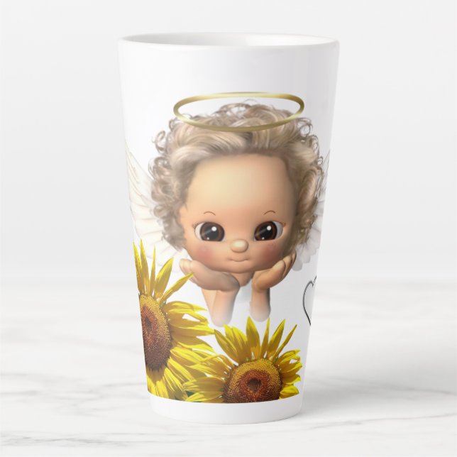 Tournesol Angel Latte Mug (Devant)