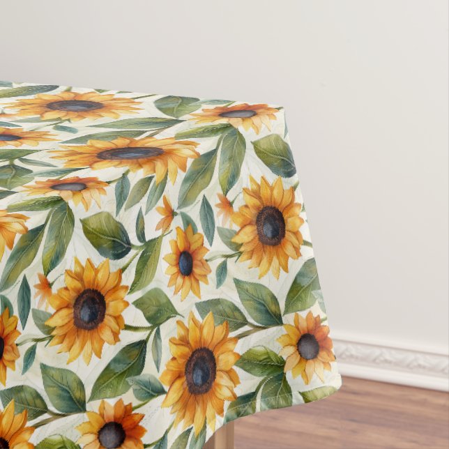 Tournesol Anniversaire Maison Décor Nappe Fleurie (In Situ)