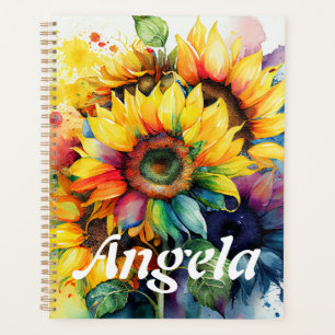 Tournesol aquarelle vibre