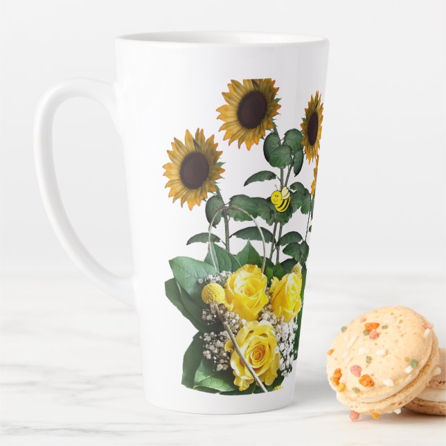Tournesol Bumblebee Latte Mug (En situation)