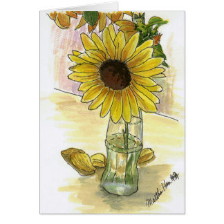 Tournesol dans un vase