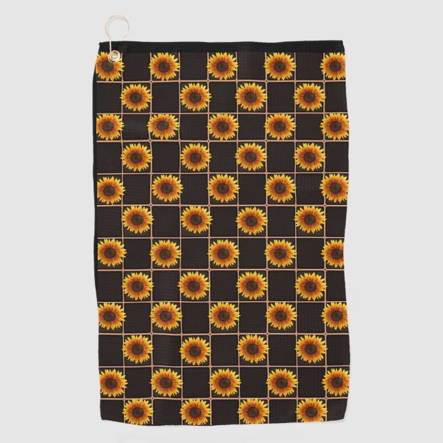 Tournesol de la serviette de golf (Devant)