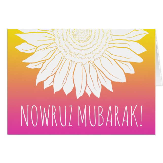 tournesol de nowruz moubarak (Devant horizontal)