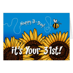 tournesol de traînée d'abeille - 31 années