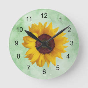 Tournesol Design - Horloge ronde
