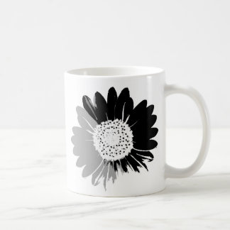 Tournesol en tasse gris