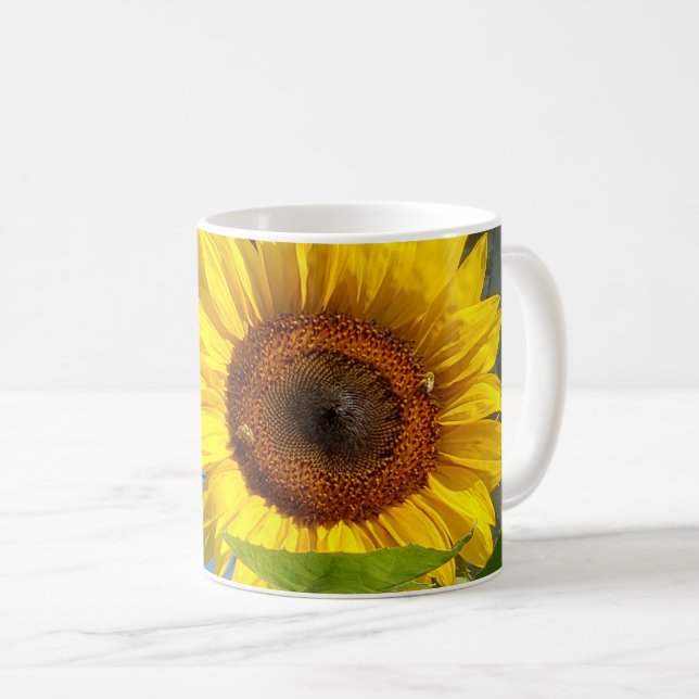 Tournesol et mug d'abeilles (Devant droit)