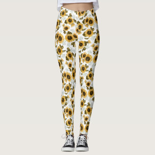 Tournesol Été Floral Pattern Leggings