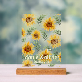 Tournesol Eucalyptus Floral Mariage botanique