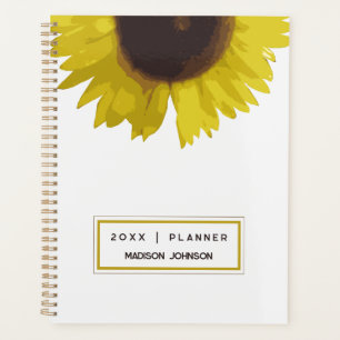 Tournesol jaune Fleur Floral Nom personnalisé