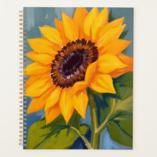 Tournesol Jaune Floral Aquarelle Brillante