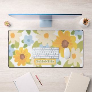 Tournesol joyeux et floral pastel de marguerite