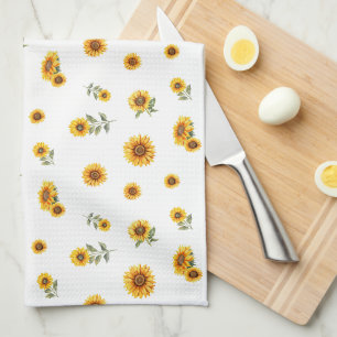 Tournesol Motif Grand Serviette de cuisine