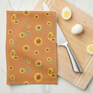 Tournesol Motif Grand Serviette de cuisine