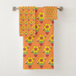 Tournesol Orange Et Jaune