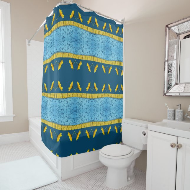 Tournesol rideau de douche (En situation)