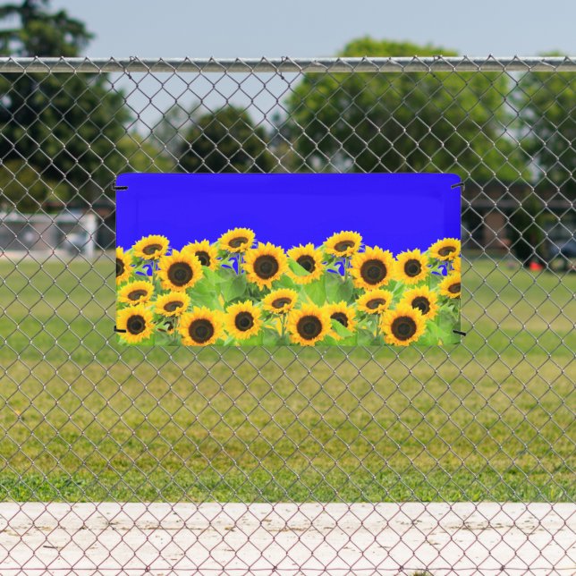 Tournesols Bannières Ukraine Drapeaux couleurs sou (Insitu)