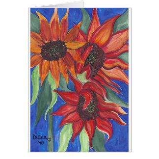 Tournesols d'aquarelle