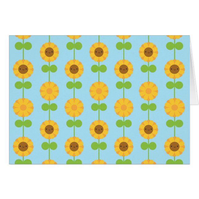 Tournesols de Kawaii (Devant horizontal)