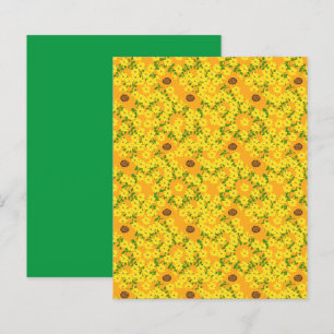 Tournesols d'or Marguerites jaunes Papier à papier