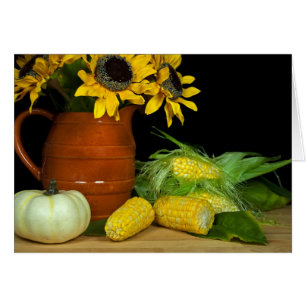 tournesols et maïs doux