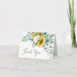 Tournesols rustiques et Merci d'Eucalyptus