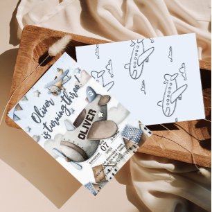 Tournez 3 Anniversaires de enfants Invitation