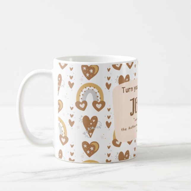 Tournez Vos Yeux Sur Jésus Mug Versets chrétiens (Gauche)