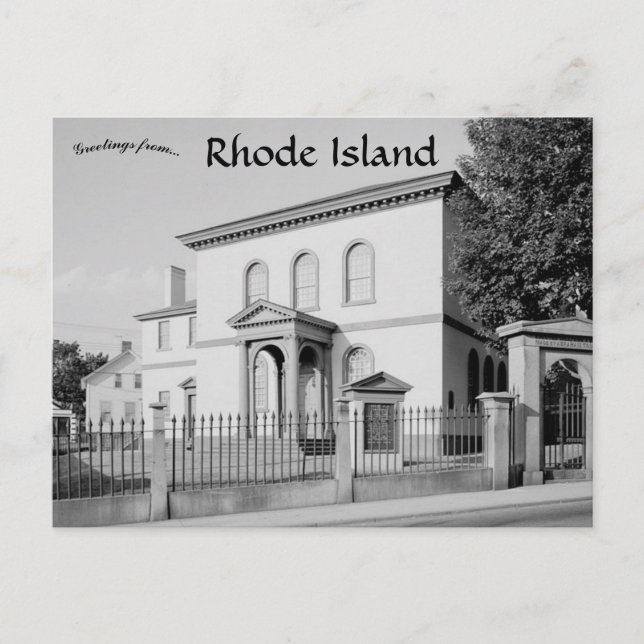 Touro Synagoge Newport Landkreis Rhode Island Postkarte (Vorderseite)