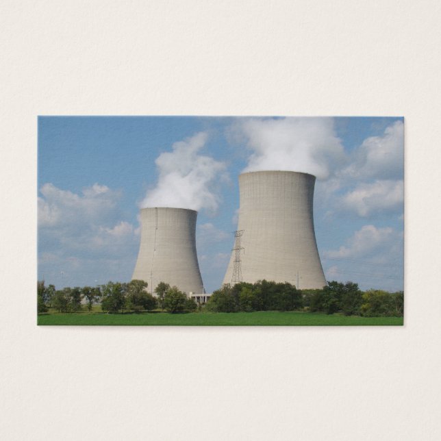 Tours de refroidissement Plante d'énergie nucléair (Devant)