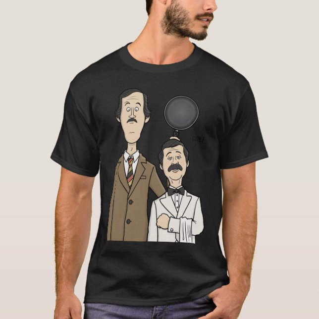 Tours faussées - Basil et Manuel Classic T-Shirt (Devant)