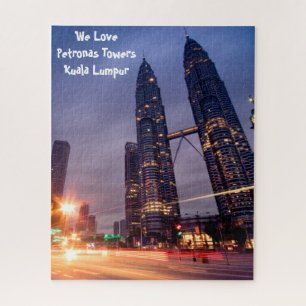 Tours Petronas Kuala Lumpur. Jigsaw Puzzle