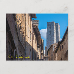 Tours Saint Gimignano, Toscane, Italie Carte posta