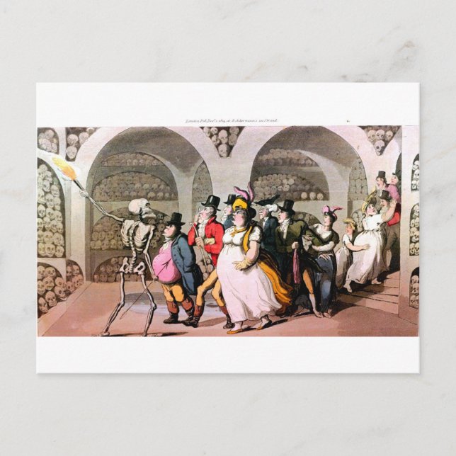 Tours the Catacombs Postkarte (Vorderseite)