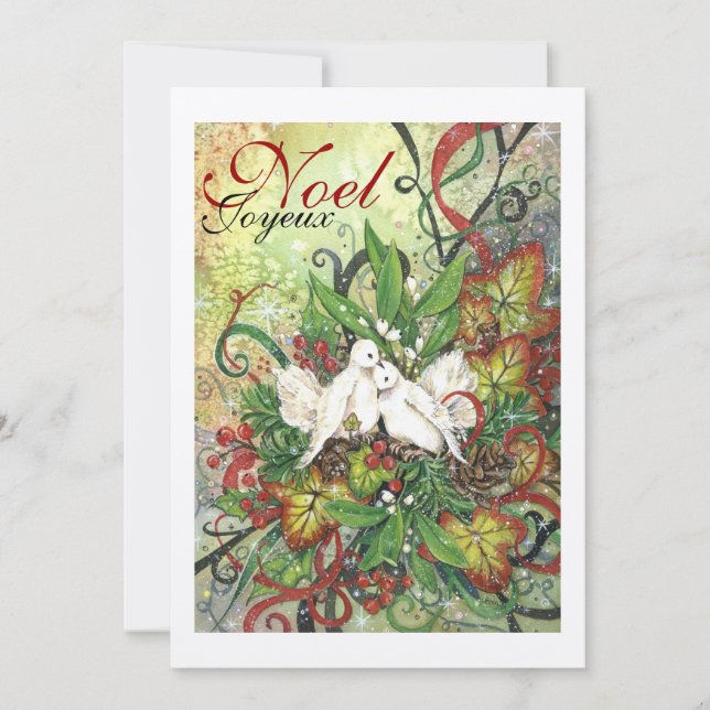 Tourterelle Doves & Invitation Déco (Devant)