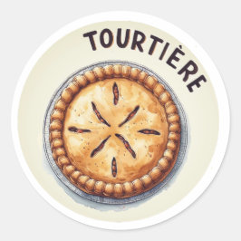 Tourtière autocollant