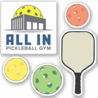 Tous Dans Stickers Gym De Pickleball