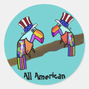 Tous les autocollants américains de toucan