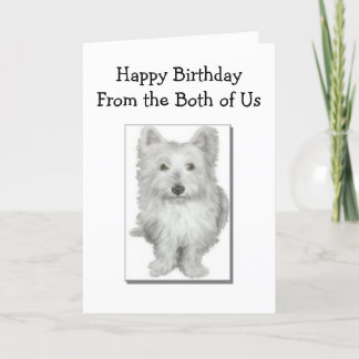 Tous les deux nous - carte d'anniversaire